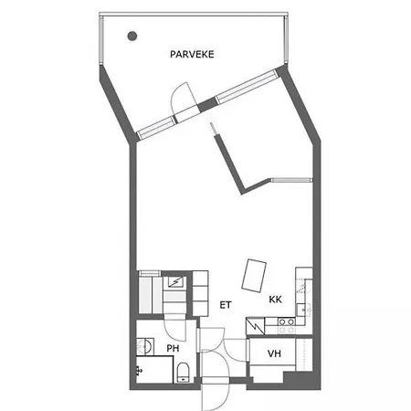 2ndhomes In Kamppi With Saunabalcony Appartement *